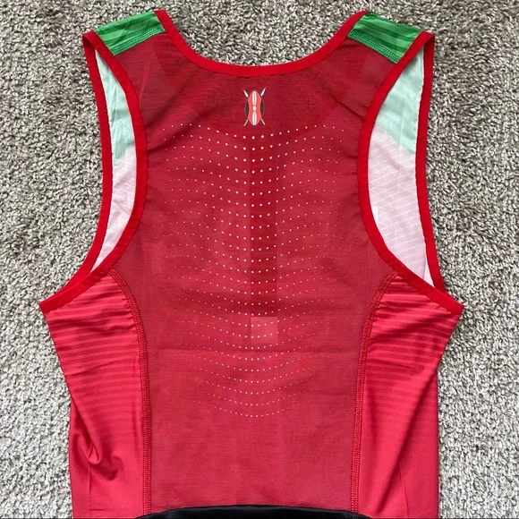 MADE IN USA KENYA SPEEDSUIT SINGLET MENS SIZE TRACK AND FIELD OLYMPIC AFRICA - Picture 5 of 8